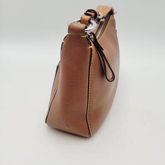 Y2K VINTAGE Coach Chelsea Shoulder Handbag Purse Tan Brown Pebbled Leather - Picture 11 of 16